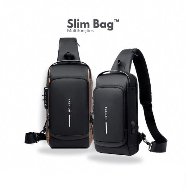 Mochila Anti-Furto com Senha USB Slim Bag